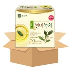 국내산 현미녹차 50티백 1BOX(30입수)