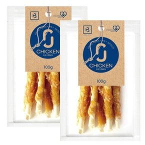 브리더랩 제로팩 치킨껌말이 100g x 2개 ZERO PACK