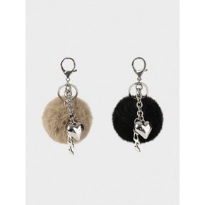 FUR KEYRING / 2 COLORS