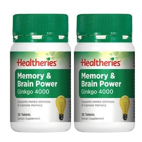 헬써리스 메모리 브레인 파워 징코 healtheries memory brain power 4000 30정 2개