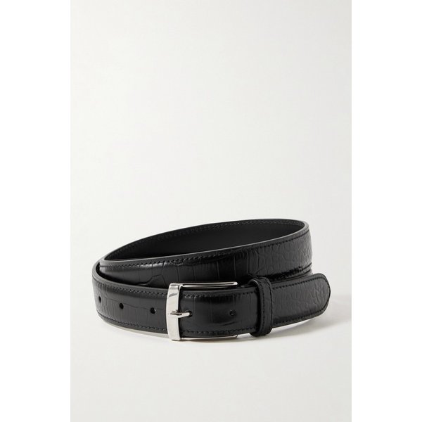 닐리 로탄 다나 크로크 이펙트 가죽 벨트 46376663162970698