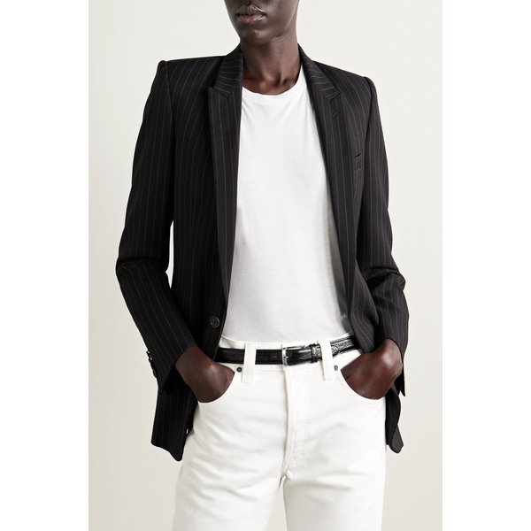 닐리 로탄 다나 크로크 이펙트 가죽 벨트 46376663162970698