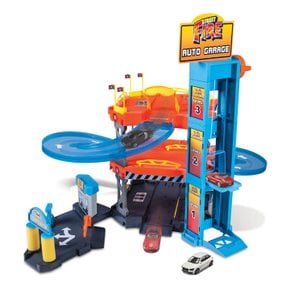 브라고 주차장놀이세트 미니카 2대 조립장난감 Garage Playset