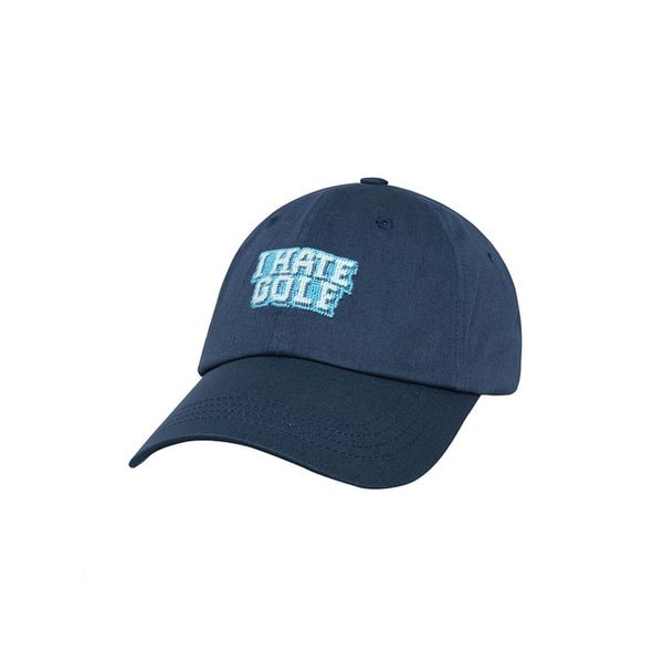 I HATE GOLF NEEDLEPOINT HAT - NAVY