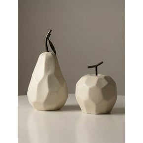 사과 배 오브제 도자기 화기 2type