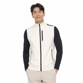 남성 캐시미어 보온 하이넥 지퍼 베스트 LB-VEW-2301