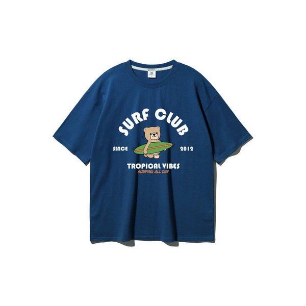 BEAR SURF CLUB 오버핏 반팔티 AST4506 (3 COLOR)