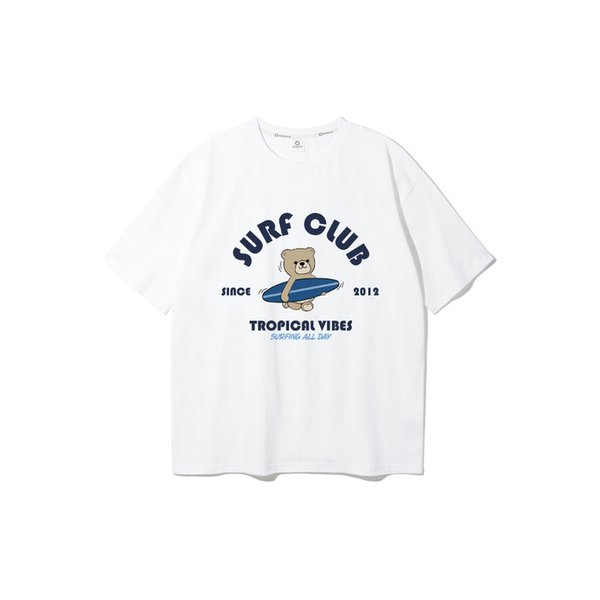 BEAR SURF CLUB 오버핏 반팔티 AST4506 (3 COLOR)