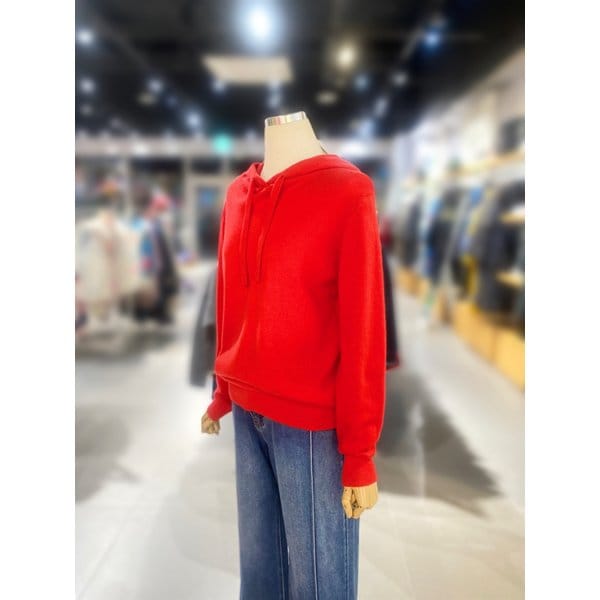 [여주점] 캐시미어 후드 스웨터 (10K1D202E)