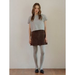 Sleeveless Square Neck Dress_Brown