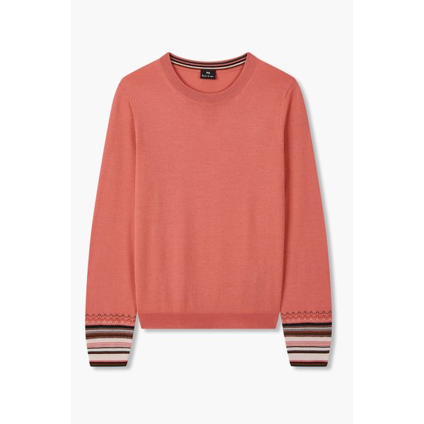 [PS PAUL SMITH] 여성 스트라이프 커프 스웨터 5745328001000