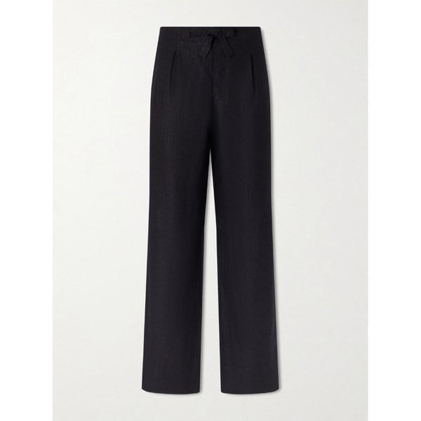 스토파 스트레이트 린넨 트윌 드로우스트링 팬츠 46376663163000225