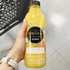 아침에주스 블랙라벨 오렌지주스 750ml x 3개_아이스박스