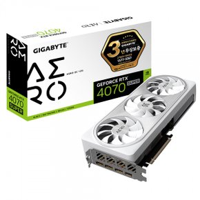 GIGABYTE 지포스 RTX 4070 SUPER AERO OC D6X 12GB 제이씨현