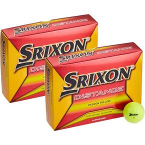 일본 던롭 골프공 Dunlop DUNLOP SRIXON DISTANCE Golf Balls 2018 Model Yellow 1524963