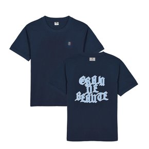 BACK LOGO T-SHIRT 01 [NAVY]