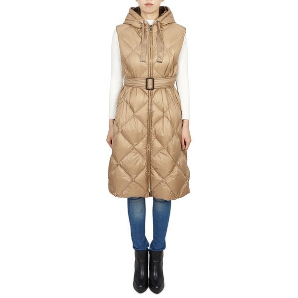 [부산점] 큐브 스크래치 트레질 롱 조끼 패딩 TREGIL 040 2529296075