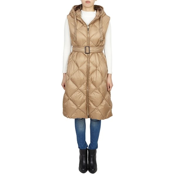 [부산점] 큐브 스크래치 트레질 롱 조끼 패딩 TREGIL 040 2529296075