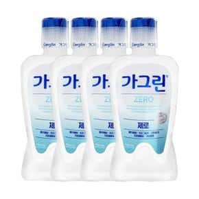 제로 구강청결제 750ml x4