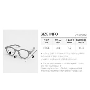남녀공용 블루라이트 차단 렌즈 뿔테 안경테 (FOGL002)