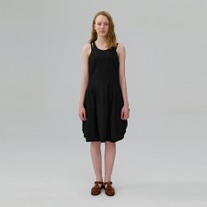 Bell Shaped Cargo Dress_BLACK