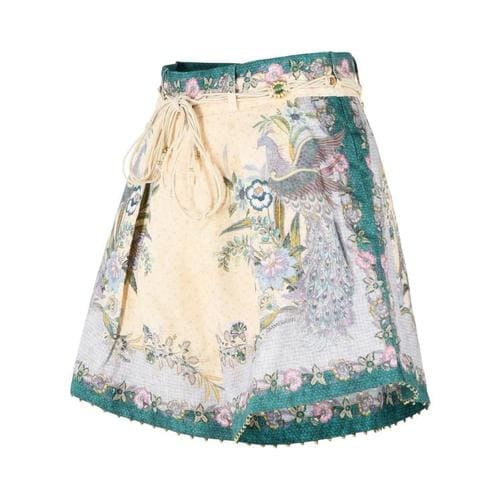짐머만 숏팬츠 8632ASS262CREAM SCARF FLORAL