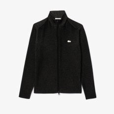 라코스테 (남성)크레이프 풀집업 가디건(AH9312-55G 6ZW) 블랙