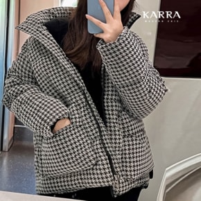 KARRA (77까지)하운드체크루즈패딩_A3F1521