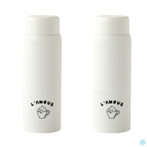 모던하우스 브런치카페 미니 텀블러 200ml 화이트 2P