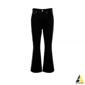 자크뮈스 24FW Le de-Nmes Court high-rise Flared Jeans (241DE035 1515 990) (르 데