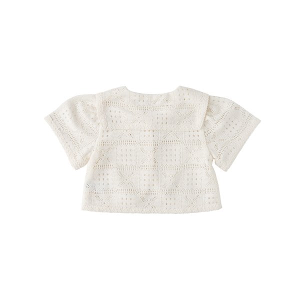 [여주점] [오프라벨 여주점] 밍크뮤 (IV) 퓨어세일러카라레이스가디건 (35315-200-04)