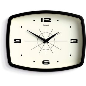 영국 뉴게이트 벽시계 JONES CLOCKS Movie Retro Wall Clock Square Rectangular Kitchen Office