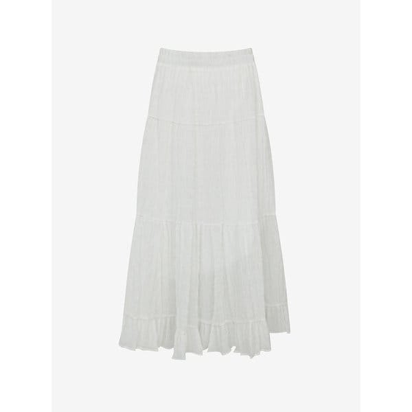 엠보 밴딩 허리 티어드 스커트 (VMSAC2303)