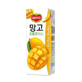  롯데 델몬트 망고 드링크팩 190ml X 32팩 음료수 팩주스