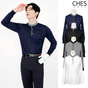 베니 남성골프 쿨 차이나카라 긴팔카라티셔츠_P318388168