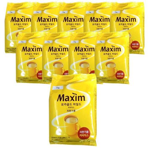맥심 모카골드 마일드 커피믹스 자판기용 1kg x 10개(1)