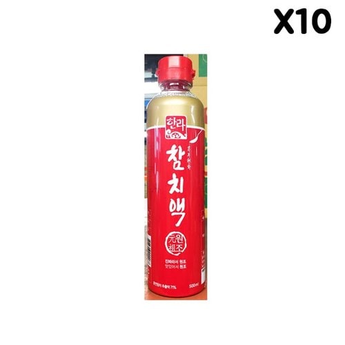 까나리 한라식품 FK 참치액젓 500g X10