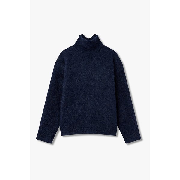 헤어리 알파카 블렌드 터틀넥 니트 7115450Z01146