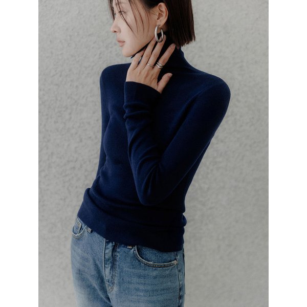 [모찌언니 PICK] 롤링 슬림 하이넥 니트