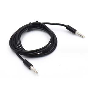 4극 3.5mm 스테레오 AUX 케이블 블랙 T-4P-STMM-1MB