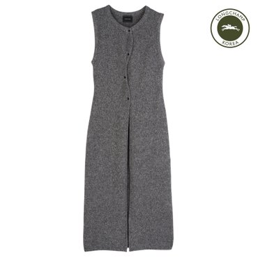 롱샴 [공식] 롱샴 FW25 슬리브리스 카디건 61431PKR012