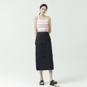 [24 S/S] 잇미샤 2단 셔링 카고 스커트 ITO6ZSK790