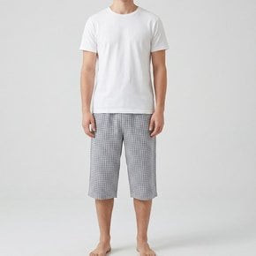 남성 데일리 소프트 면레이온 7부 파자마 하의 BBMEC411