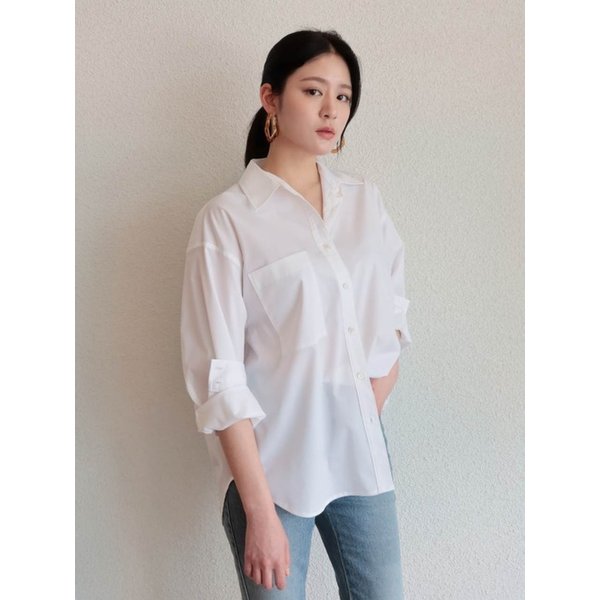 [3차리오더] Wrinkle Free Over-Fit Shirt, White