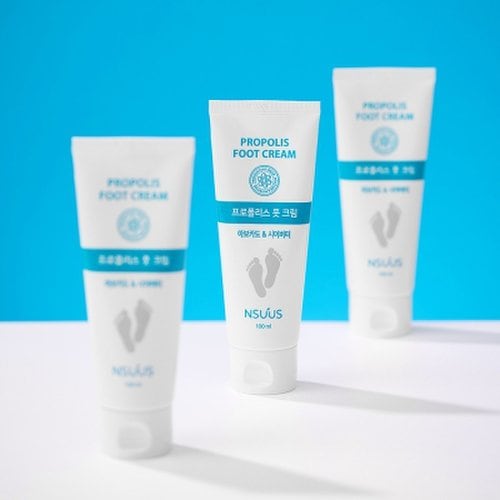 [엔수스]프로폴리스 풋크림100ml-우레아9% 히알루론산 보습 5