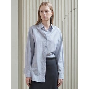 LOOSE FIT SHIRT / STRIPE(BLUE)