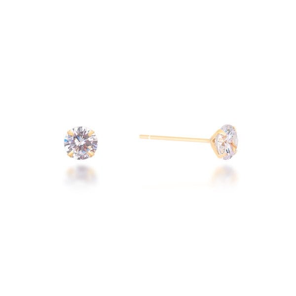 샤이닝 5mm 큐빅 14K GOLD 귀걸이 MSJ-E9063YGWQ