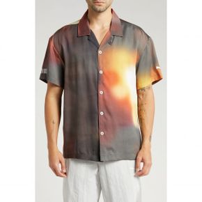 4533665 PUMA x PLEASURES Print Camp Shirt