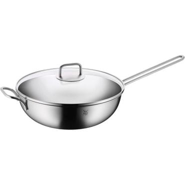 WMF 독일 WMF 프라이팬 스테인리스 1826433 WMF Wok Induction 30 cm with Glass Lid Polished Croma