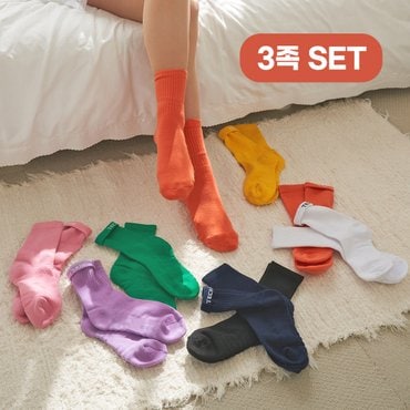 테크스킨 컬러컬렉션 골프 양말 (8color) 3족세트